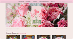 Desktop Screenshot of louisbarryflorist.com
